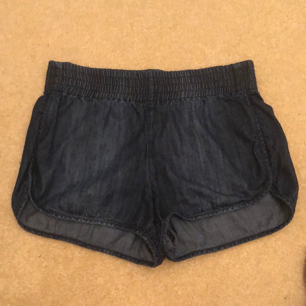 Denim dolphin shorts